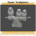 Great quality carving garden stone owls carving